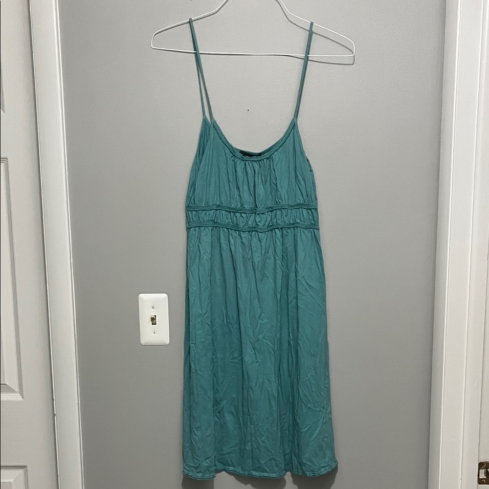 NWT Prana Teal Spaghetti Strap Dress